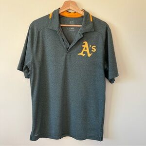 MLB Oakland Athletics A's Baseball Polo Top